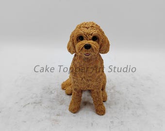 Topo de bolo de casamento personalizado para animais de estimação: estatueta personalizada de cão e gato