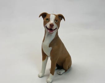 Personalized Pet Wedding Cake Topper: Custom Dog & Cat Figurine