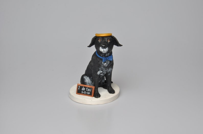 Personalized custom petsDog wedding caketopper,Pets Birthday,cat caketopper Miniature, Anniversary pet,pets topper,christmas topper souvenir image 9