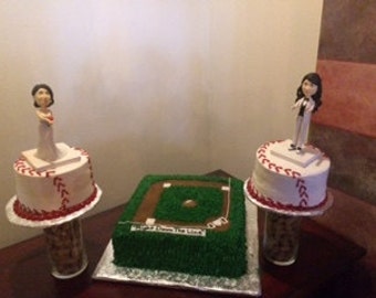 Customized Lesbian Wedding  Cake Topper