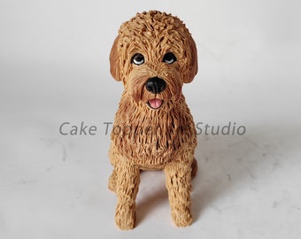 Personalized Pet Wedding Cake Topper: Custom Dog & Cat Figurine
