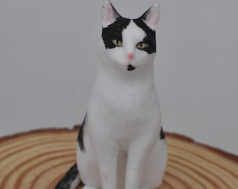 Personalized Pet Wedding Cake Topper: Custom Dog & Cat Figurine