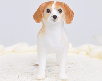Personalized Pet Wedding Cake Topper: Custom Dog & Cat Figurine