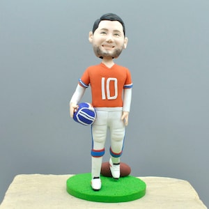 Personalized Custom Bobblehead, Groomsmen and Bridesmaid Bobblehead Gifts, Birthday Bobblehead, Football Bobbleheads, Sports Bobbleheads
