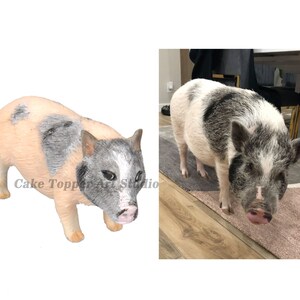 Pigs topper，I Do Too, pet cake   topper, wedding cake topper, dog cake topper, my humans are getting   married