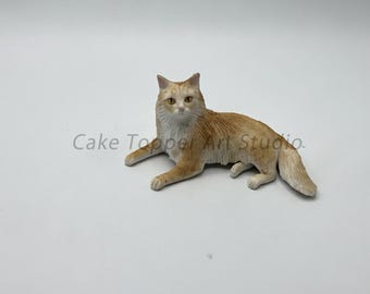 Topo de bolo de casamento personalizado para animais de estimação: estatueta personalizada de cão e gato