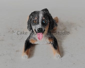 Topo de bolo de casamento personalizado para animais de estimação: estatueta personalizada de cão e gato