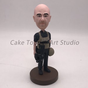 Birthday bobblehead  custom figurine Custom Bobble head  Custom made   Bobblehead Christmas Gift  single bobblehead