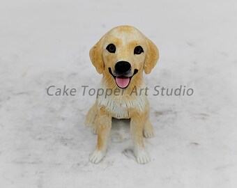 Personalized Pet Wedding Cake Topper: Custom Dog & Cat Figurine