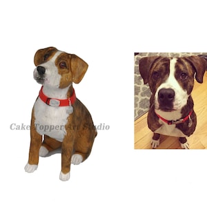 Yo también, adorno para tarta de perro, mis humanos se van a casar, adorno para tarta de mascota, adorno para tarta de boda,