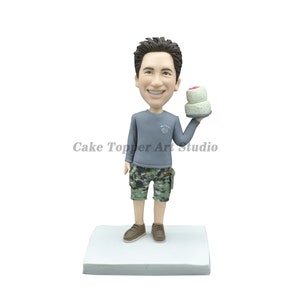 Birthday bobblehead  custom figurine Custom Bobble head  Custom made Bobblehead Christmas Gift  Birthday Gift Christmas bobblehead