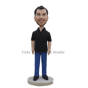 Birthday bobblehead  custom figurine Custom Bobble head  wedding decoration Christmas Gift  Birthday Gift Christmas bobblehead