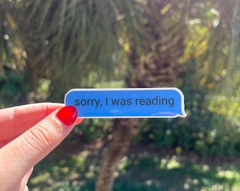 Bookish Stickers: Waterproof Vinyl Decals for Kindle, Laptop, Water Bottle