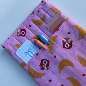 Quilted Book Sleeve, Book Lover Gift, Quilted Kindle Sleeve, Book Holder, Gift for Her, Reader Gift Bookish Gifts Bible Cover Tablet Sleeve