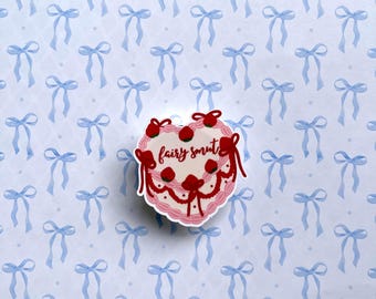 Smut Reader Sticker, Fairy Smut Cake, Waterproof Kindle Accessory
