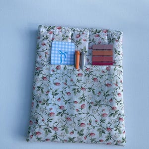 Quilted Book Sleeve, Book Lover Gift, Quilted Kindle Sleeve, Book Holder, Gift for Her, Reader Gift Bookish Gifts Bible Cover Tablet Sleeve