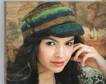 NORO Kureyon Engineer Cap Crochet Kit Includes 2 x 50g skeins of  NORO Kureyon in Choice of 8 Colors 100% Pure Wool & Free NORO Pattern