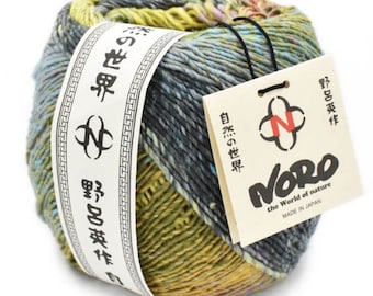 NORO Haruito is spun with cotton and silk and is perfect for warm-weather tops and accessories.