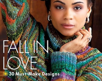 NORO Ito "Coil"  Sweater PDF Instant Download Pattern featuring Colorful Ito