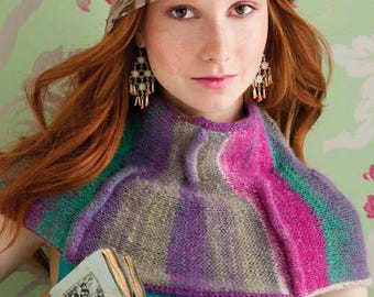NORO Pleated Cowl Instant Download PDF Pattern