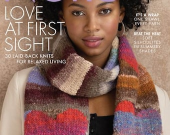 NORO Heart Scarf Knit Kit Includes 5 Magical Balls of NORO Kureyon Yarn and Complimentary Pattern Leaflet