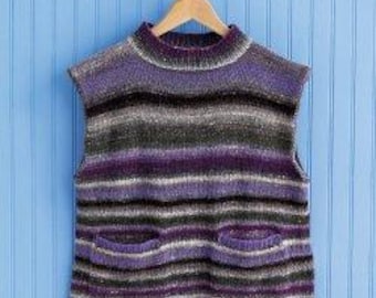NORO "Spiral" Instant Download PDF Pattern Fashioned from NORO Saiun Yarn