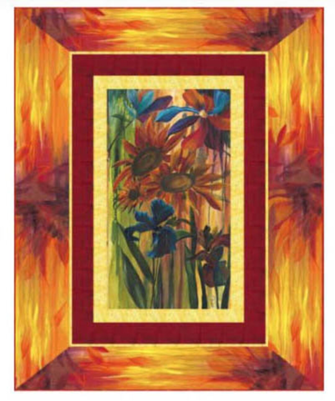 Salsa Dreams Art Quilt Pattern 56 X 70 PTN6005 Featuring Daydreamin