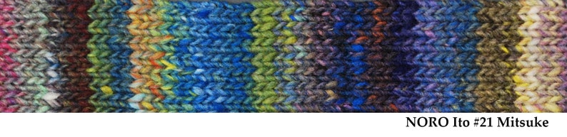 NORO Ito Color Rave Knit Kit NORO Cowl Knit Kit Includes 1 X - Etsy