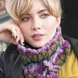 NORO Loop Schal PDF Sofortanleitung Download mit NORO Kureyon Garn