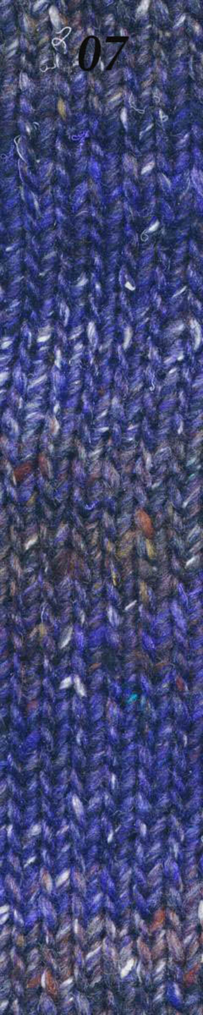 NORO Kiri Knit Kit Buttonhole Scarf Includes 1 x 100g Hank of NORO Kiri Yarn in 7 Color Options and Free NORO Pattern #7 Delphinium