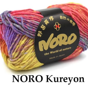 NORO Kureyon Rustic 100% Wool Yarn for Knitting or Crocheting Outerwear Garments and for Felting (fulling) Projects, Accessories & Decor