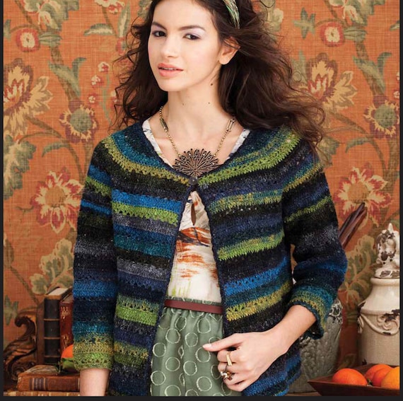 NORO Boxy Cardigan Crochet Kit 