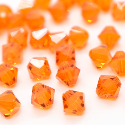 Red Topaz 5301/5328 Orange Swarovski 