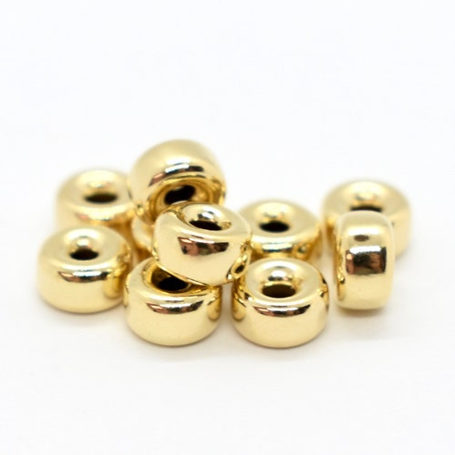 Gold Filled 14K Corrugated Round Beads for Jewelry Making 4mm Etsy