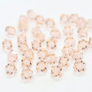 Silk 5328/5301 - Light Peach/ Beige Swarovski Crystal Bicone Beads 3mm, 5mm, 6mm Wholesale Crystal Beads to Make Jewelry With,Bulk Swarovski