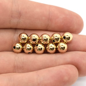 25pc, 4mm Sandblasted Beads, Gold Filled 4mm Beads. 4mm Gold Matte Finish  Beads. Gold Sandblasted Beads. 14/20 Gold Filled, 14kt Finish 