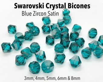 激レア‼️スワロフスキー #5301 4mm ブルージルコンABFC SWAROVSKI スワロフスキー #5301 (AB) ブルージルコン ソロバン