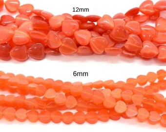 Foil Glass Puffy Heart Beads 12mm Pink 20 Pcs Art Hobby Jewellery Making Crafts