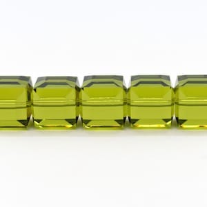 Olivine 5601 Swarovski Crystal Cube Beads 4mm, 6mm,8mm Olive Green Crystal Beads,Swarovski Crystal & Supplies,for Jewelry Making,Wholesale