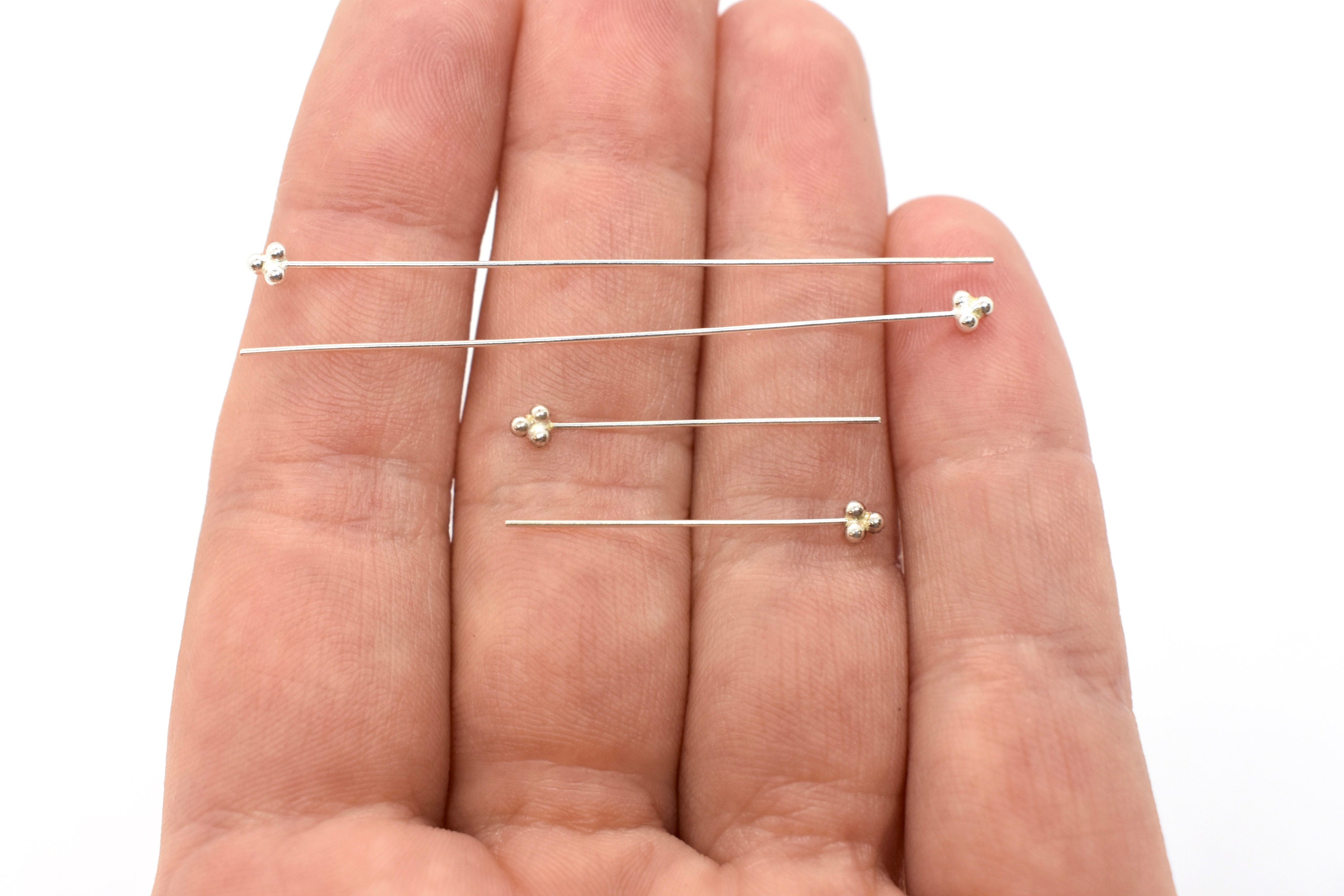 TOAOB 600pcs 30mm Eye Pins for Jewelry Making Mixed Colors Head Pins 21  Gauge Metal Wire