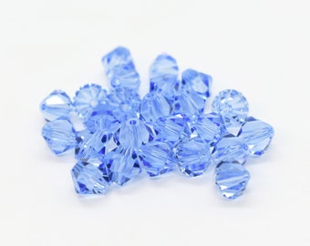 Light Sapphire 5301/5238 - Niebieskie kryształowe koraliki