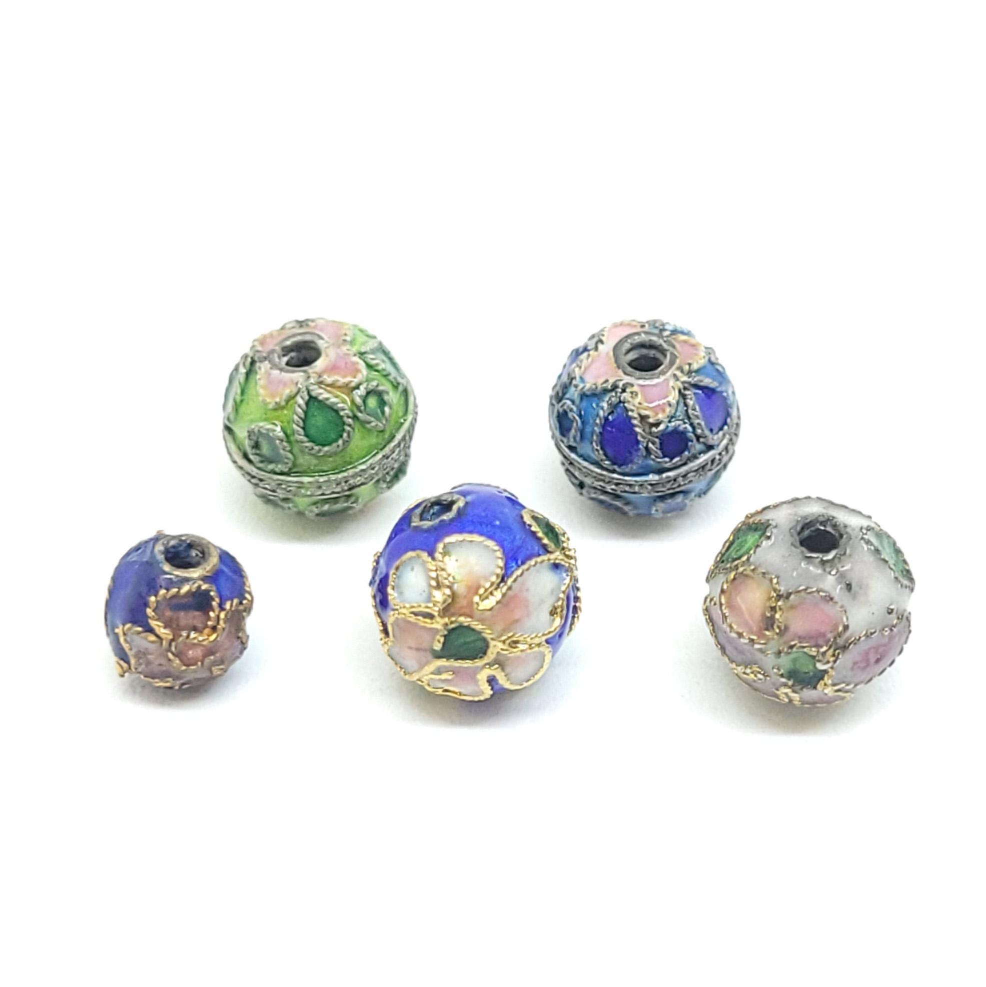 Dowarm 1000 Mezze Perle Con Retro Piatto | Mix Dimensioni 4-14 Mm | Verde Chiaro | Per Gioielli Fai Da Te, Scrapbooking, Nail Art