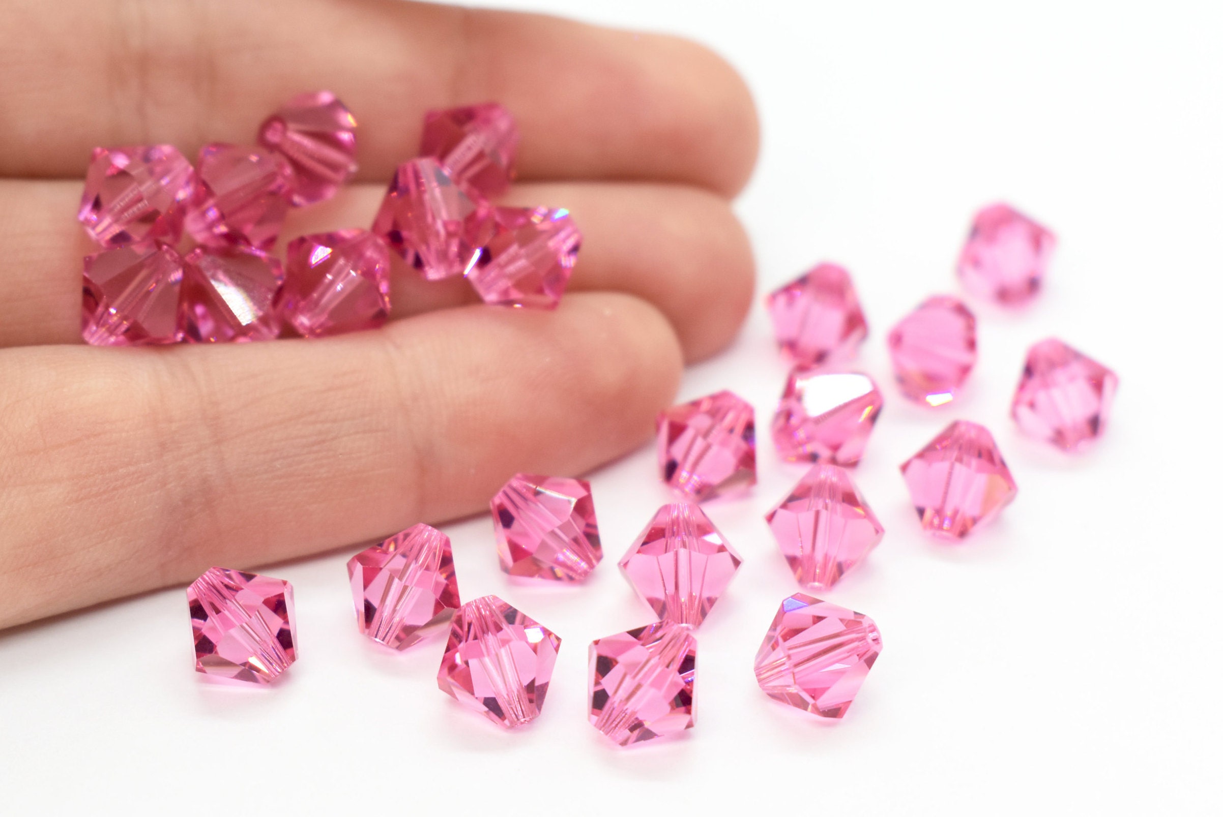 Light Rose 5000 Swarovski Crystal Round,pink Pastel Swarovski Beads Pink Crystal  Beads for Bracelets,pastel Swarovski Round,4,6,8mm Pastel 