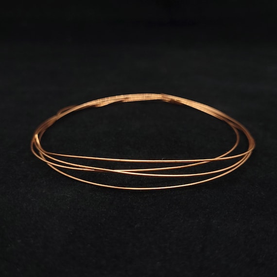 Copper Wire Round Half Hard 22 Gauge Wire 3 Feet for Wire Wrapping and Shaping, Copper Jewelry Wire for Cabochons Findings HH Round Wire