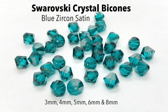 Swarovski Beads 5328 Bicone, 4mm, Provence Lavender AB 2x - Pack of 25