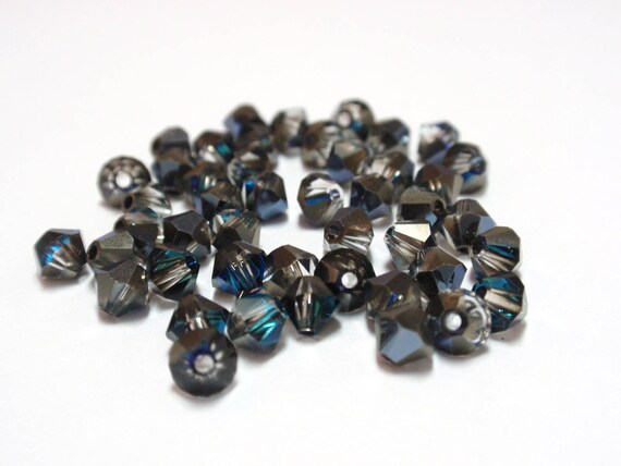 8mm Bicone Preciosa Crystal Crystal Bermuda Blue