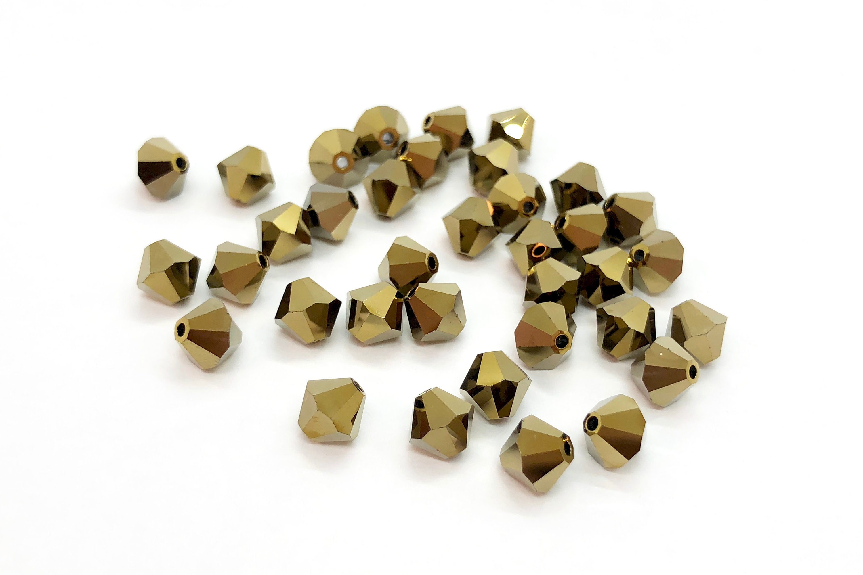 бисер твин бусины супердуо. сваровски циркон 8мм. бусины superduo золото матовое. бронзовый кристалл. стразы crystal bronze shade.