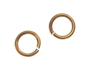 14k Gold Filled Open Jump Rings 3mm, 4mm, 5mm, 6mm, 7mm, Simple Jump Rings for Jewelry,Jewelry Supplies 16, 18, 20, 22 or 24 Gauge,14k Rings