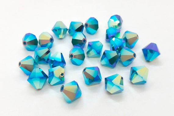 4//5 MM Palace Green Opal Swarovski Bicones Beads 144//432 Pieces FREE SHIPPING
