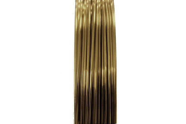 Fil Artisanal Artistic Wire Laiton Doré - Calibre 26/0,41 Mm - Longueur 13,7 M - Pour Bijoux Et Créations